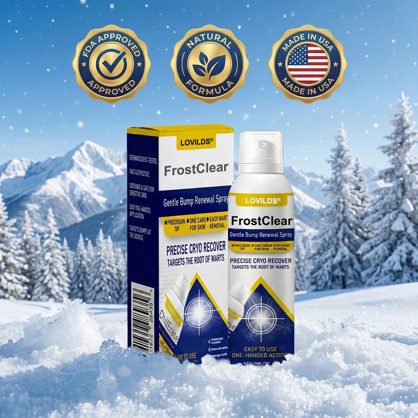 LOVILDS®FrostClear Gentle Bump Renewal Spray