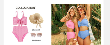 ⚡Limit Sale Now:50% OFF⚡Seashell Textured Push-Up Bikini Set